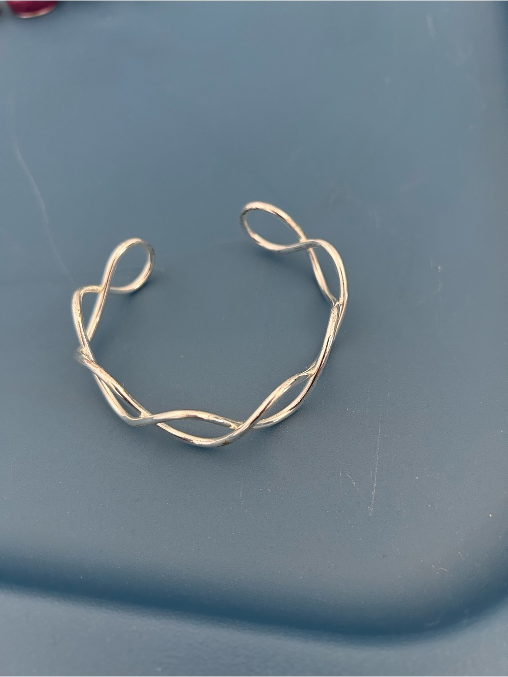 🧡5/$25🧡Silver Twisted Open Cuff Bracelet - Elegant Women’s Jewelry